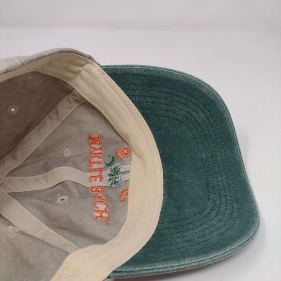 Shade Shack Men's Strapback Hat Gray Green Myrtle Beach South Carolina - Picture 9 of 10